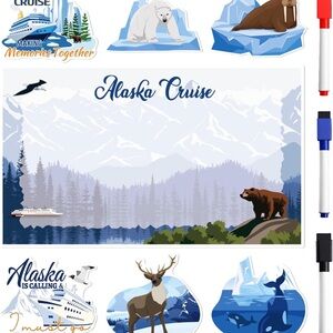 Alaska Cruise door magnets